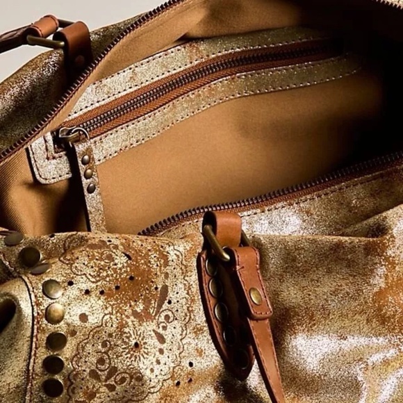 New Free People We The Free Pyrite Augustine Tote Bag - Picture 2 of 9